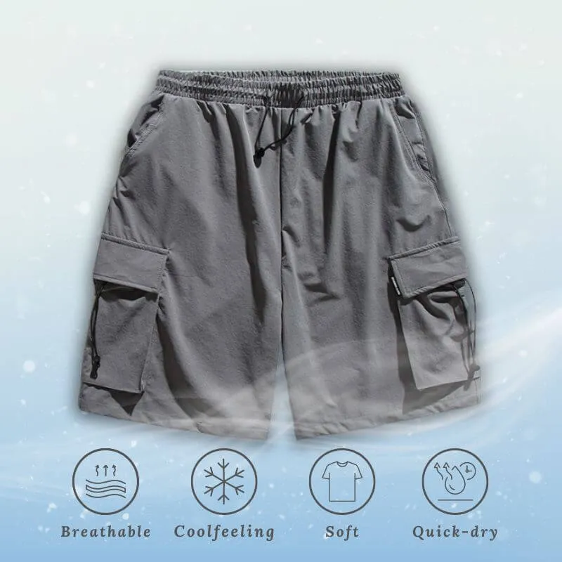 Ice Silk Cargo Shorts - Image 4