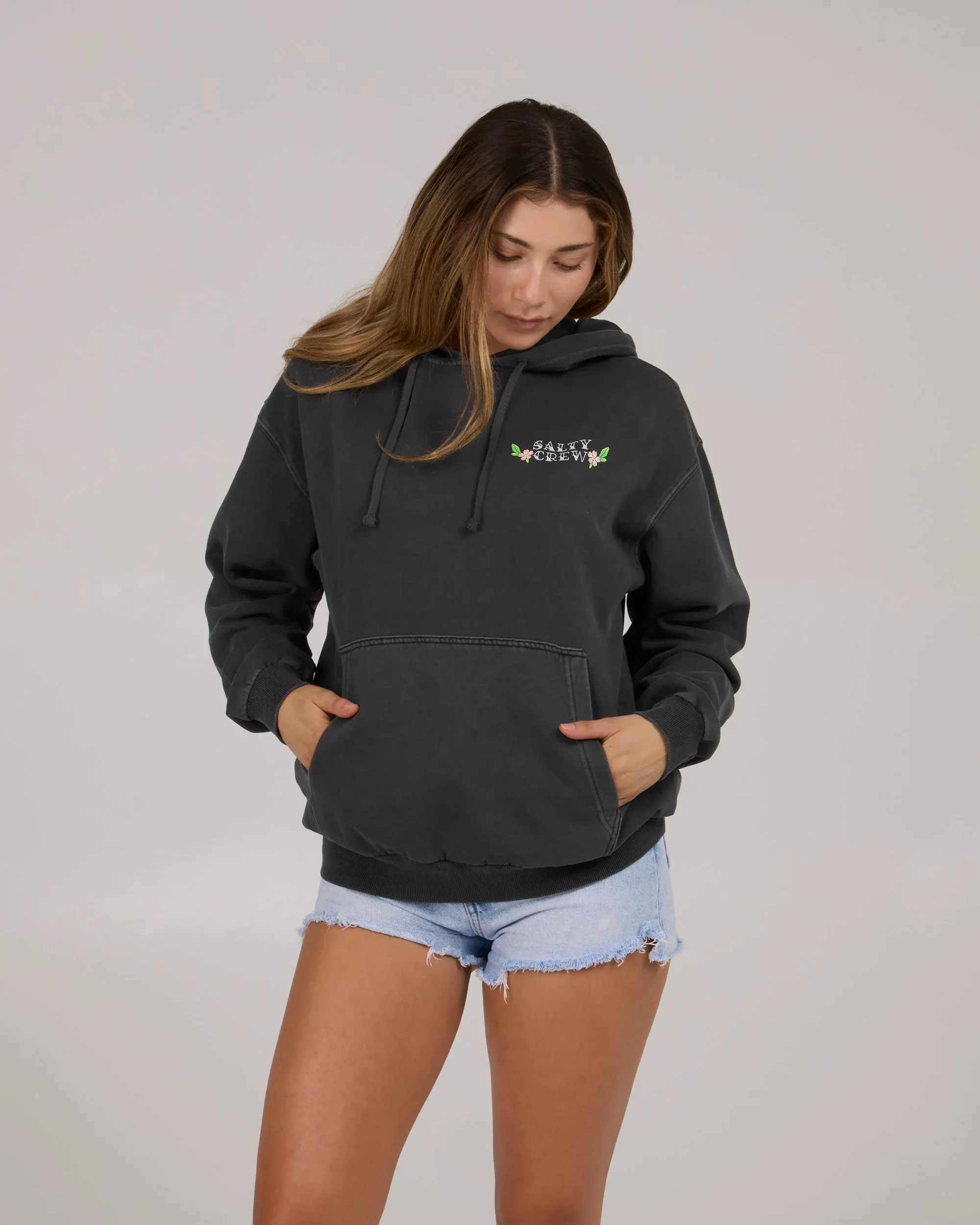 Hopper Hoody - Faded Black - Image 2