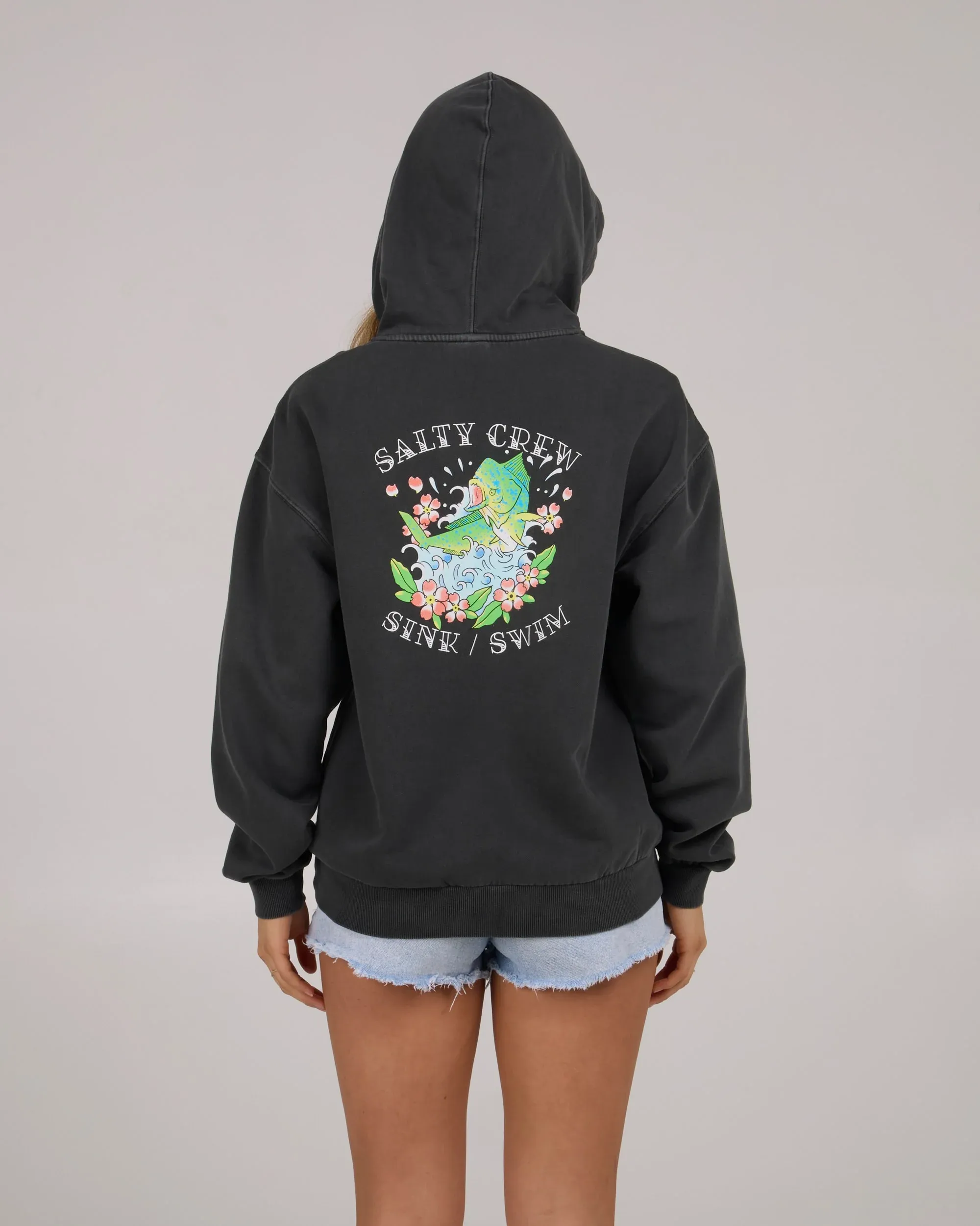 Hopper Hoody - Faded Black - Image 3