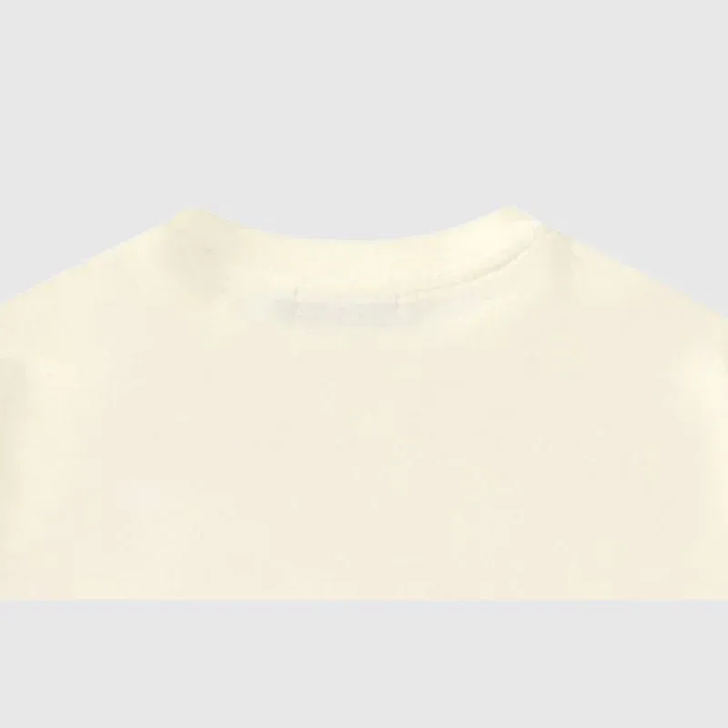 Letter Embroidered Tee - Image 6