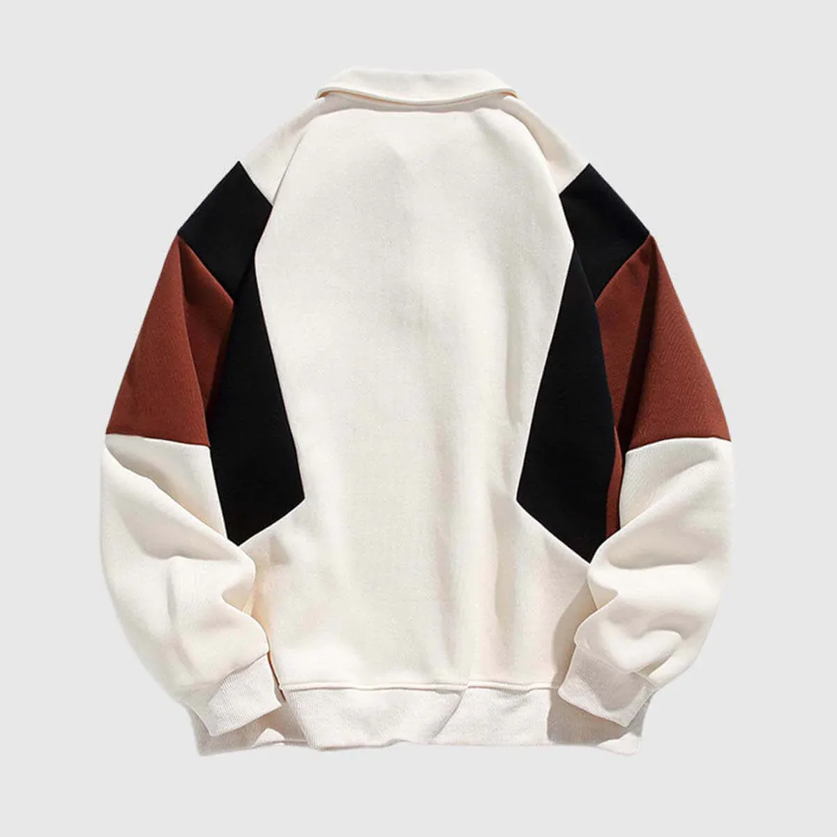Colorblock Polo Sweatshirt - Image 2