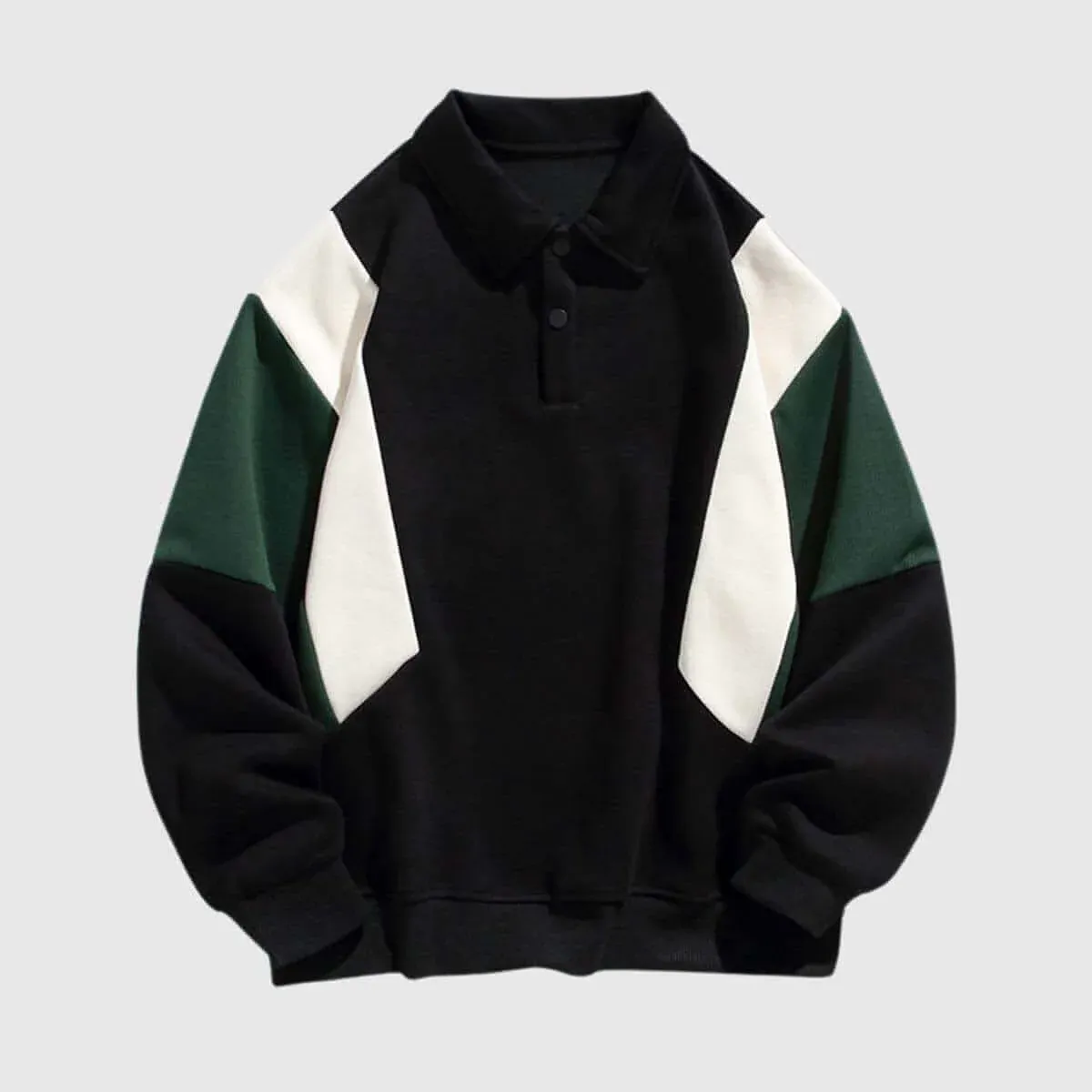 Colorblock Polo Sweatshirt - Image 5