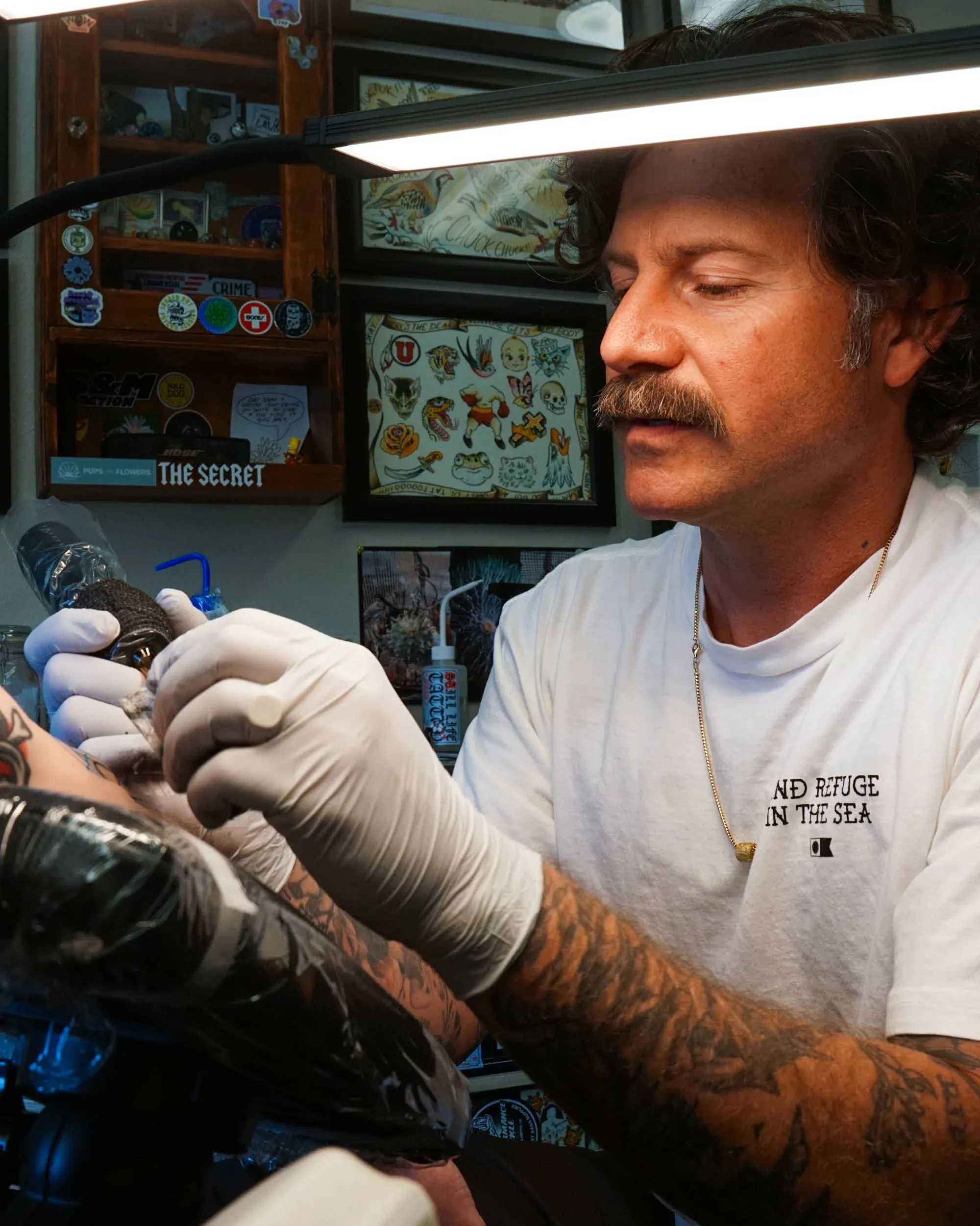 Hopper Vintage Ss Tee - Off White - Image 3