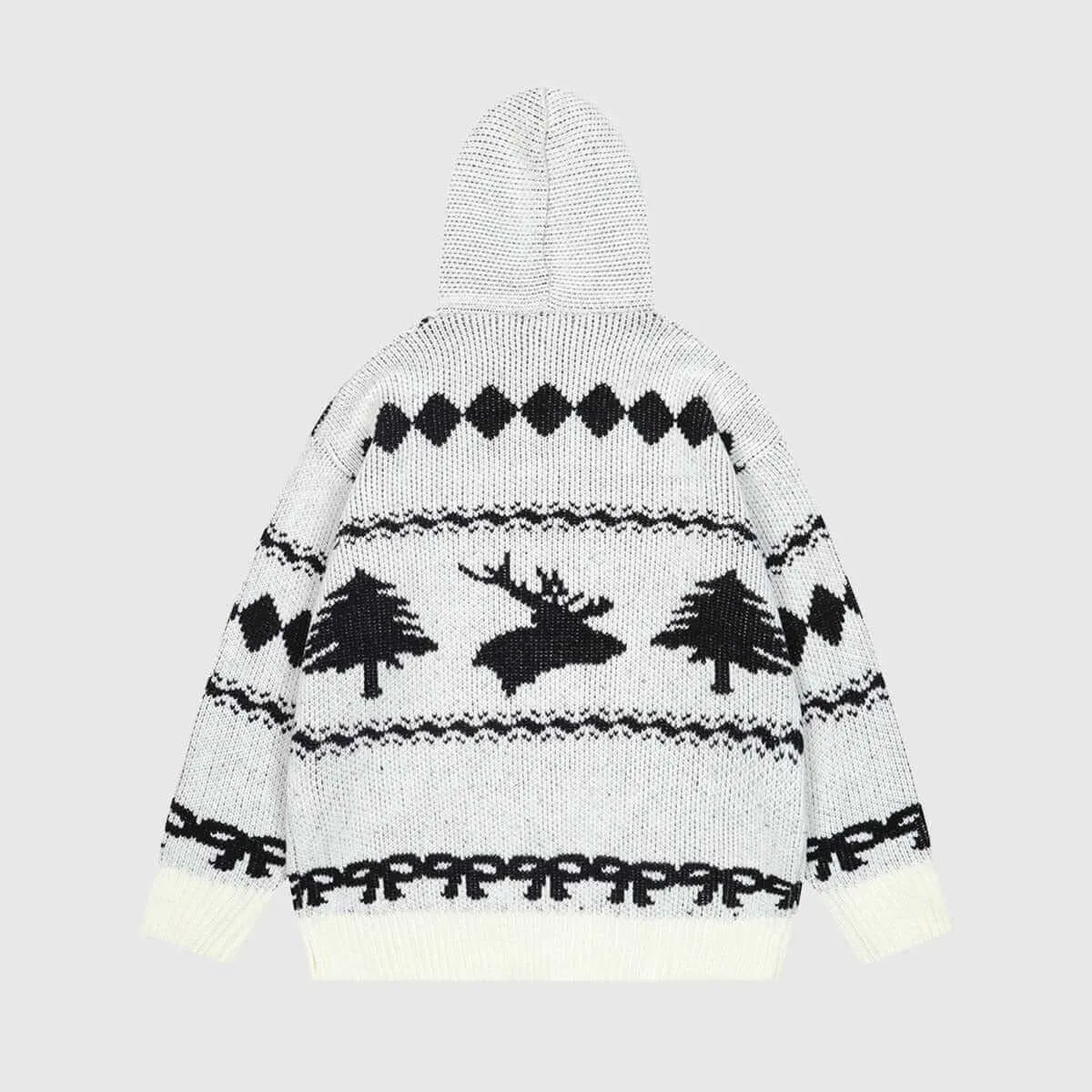 Hooded Christmas Cardigan - Image 2