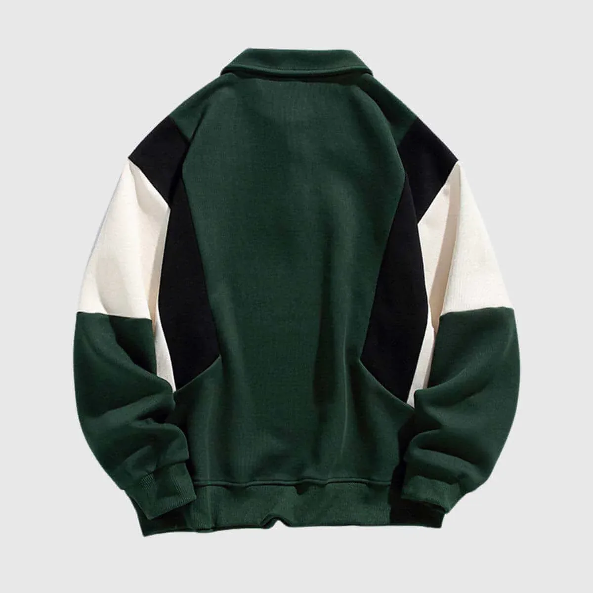 Colorblock Polo Sweatshirt - Image 8