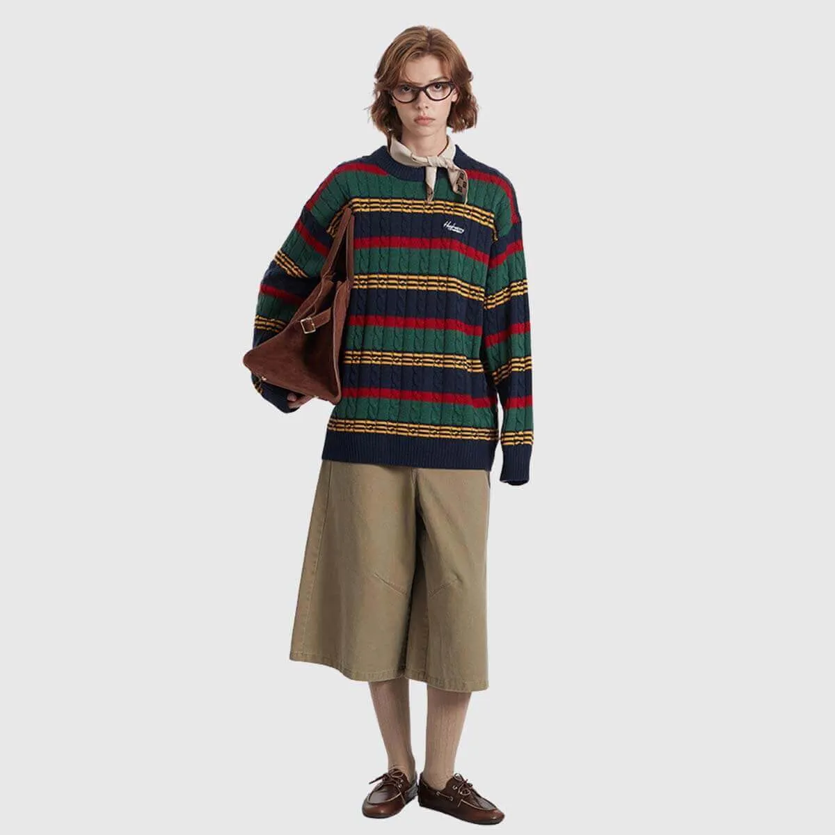 Geometric Colorblock Sweater - Image 9