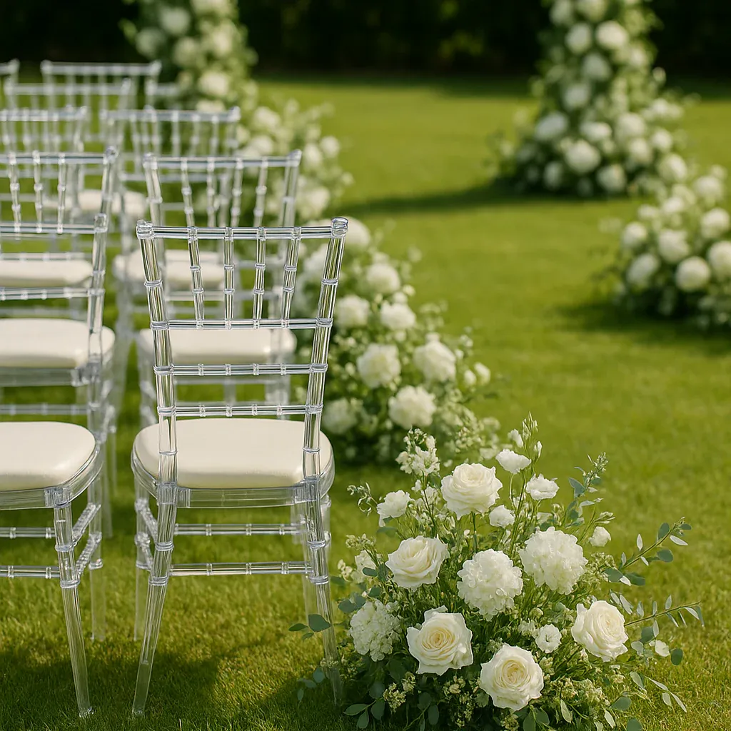 Clear Acrylic Chiavari Dining Event Chairs - Image 6