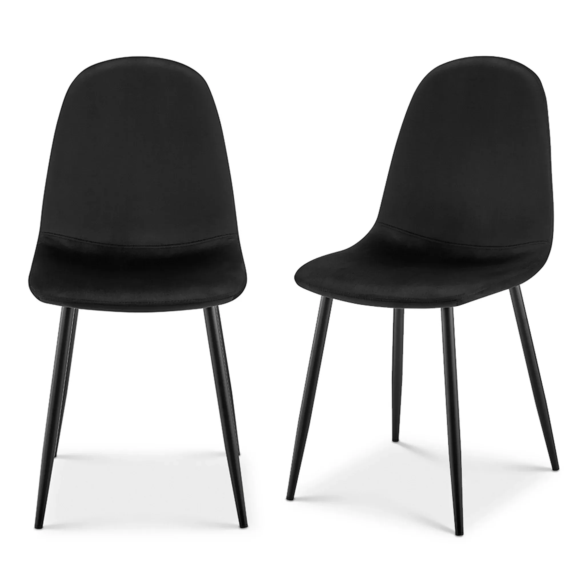 Ron Dining Chair - Black Velvet - Image 5