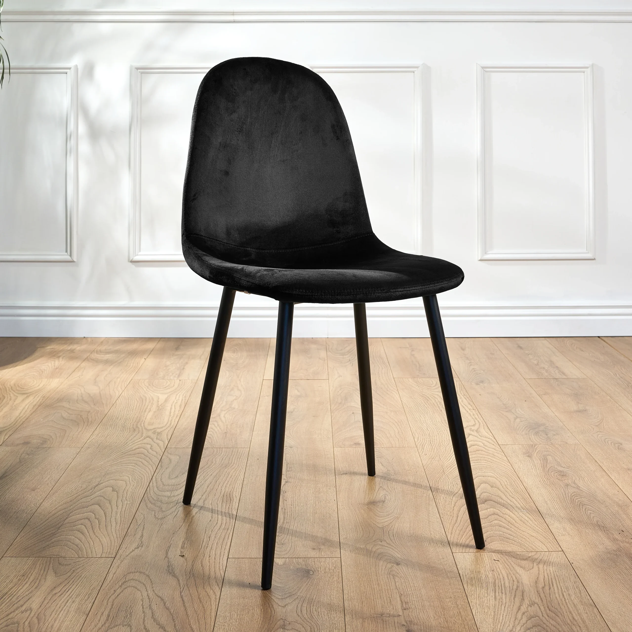 Ron Dining Chair - Black Velvet