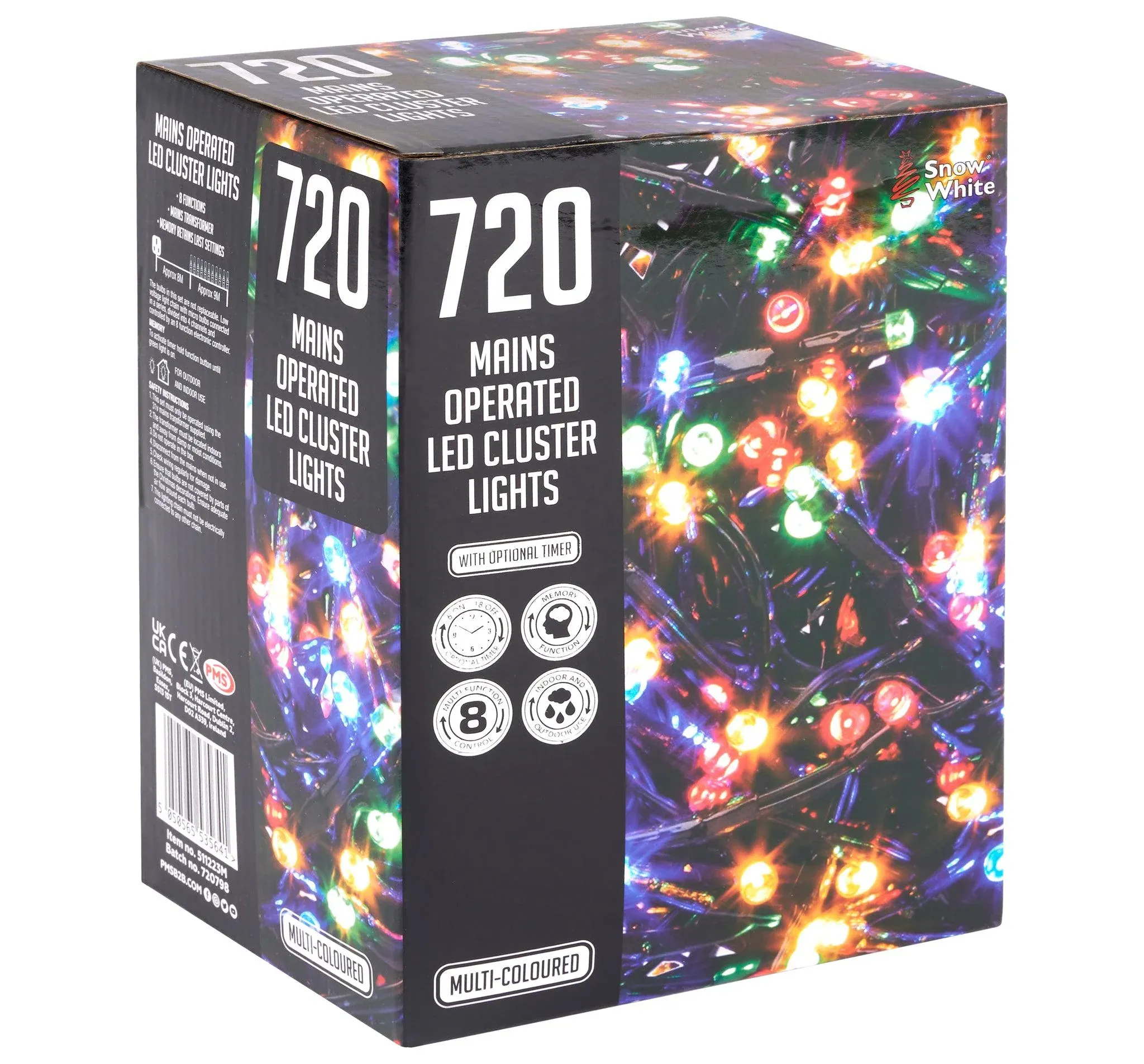 720 LED Cluster Lights - Multi Colour - 10M - Image 3