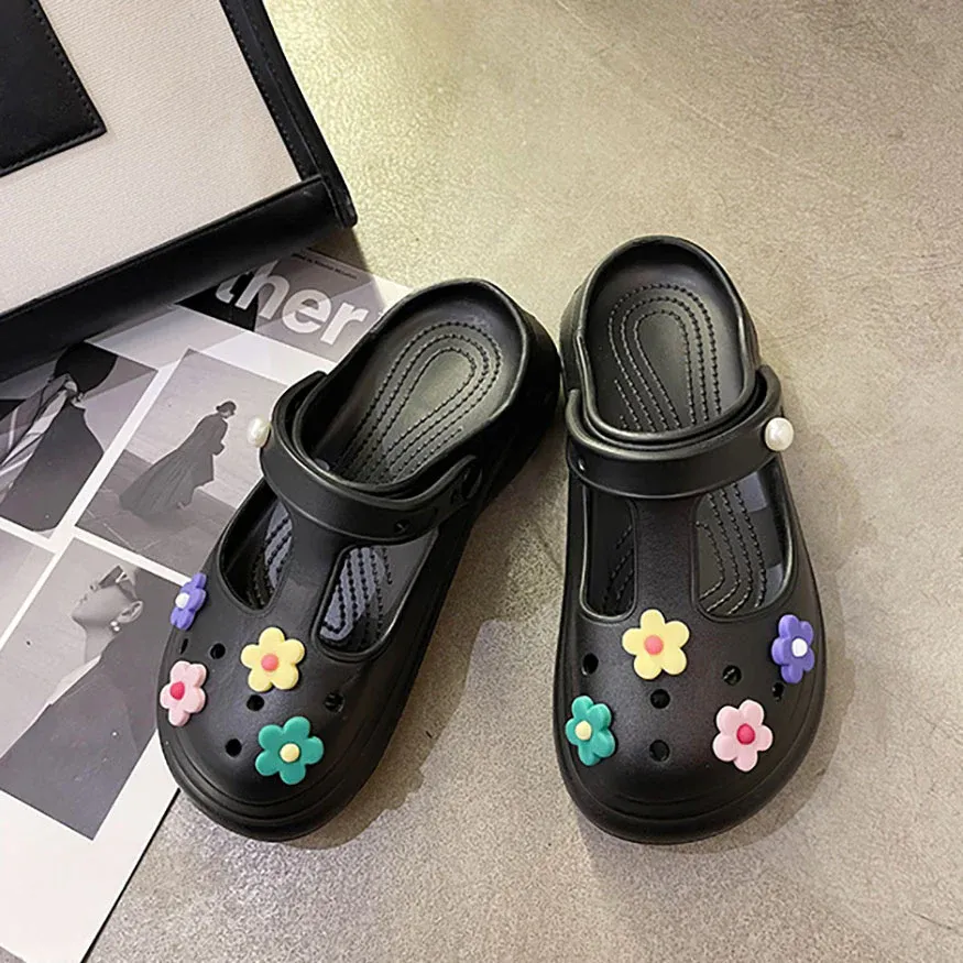 Sweet Colorful Flowers Garden Clog - Image 7