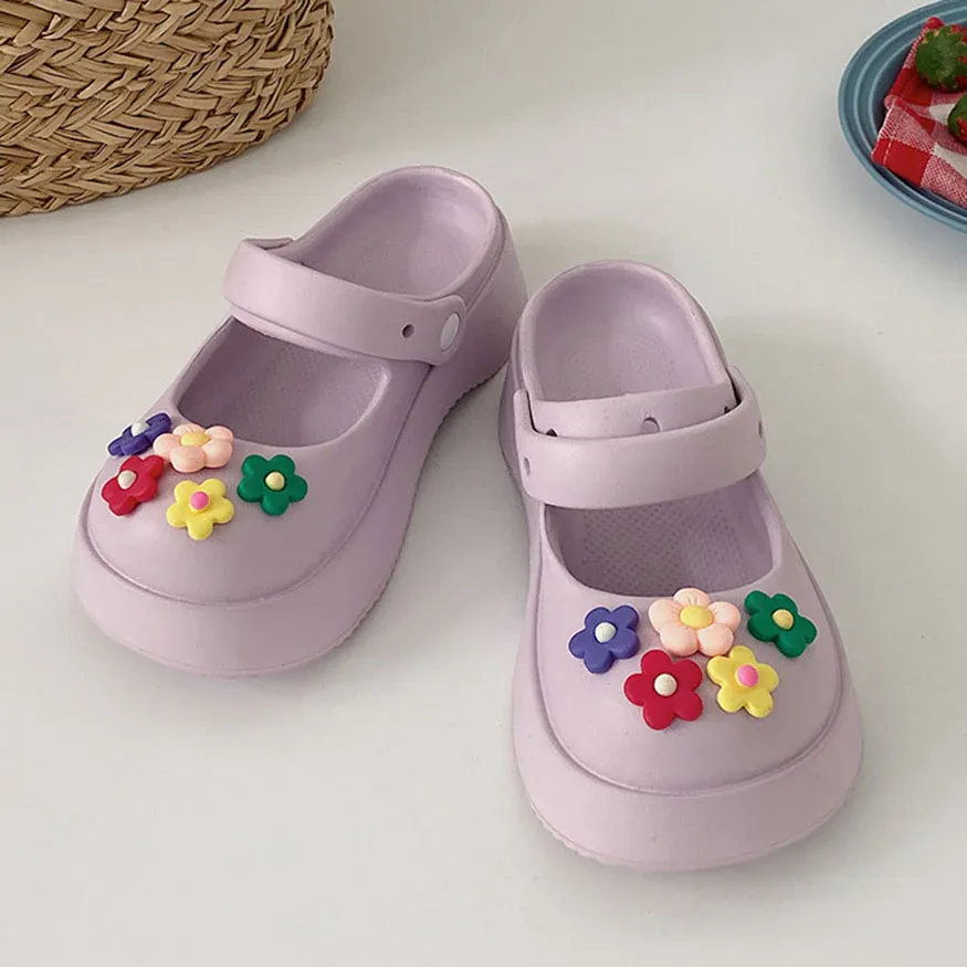 Colorful Flower Decor Beach Shoes - Image 7