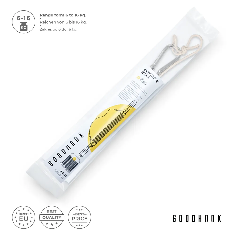 MAMOI® Lina do huśtawki 100 kg | 2 x przedłużenie liny huśtawkowej z metalowym karabińczykiem | Naturalna lina z karabińczykiem 100% ECO | Wyprodukowano w UEMAMOI® - Image 5