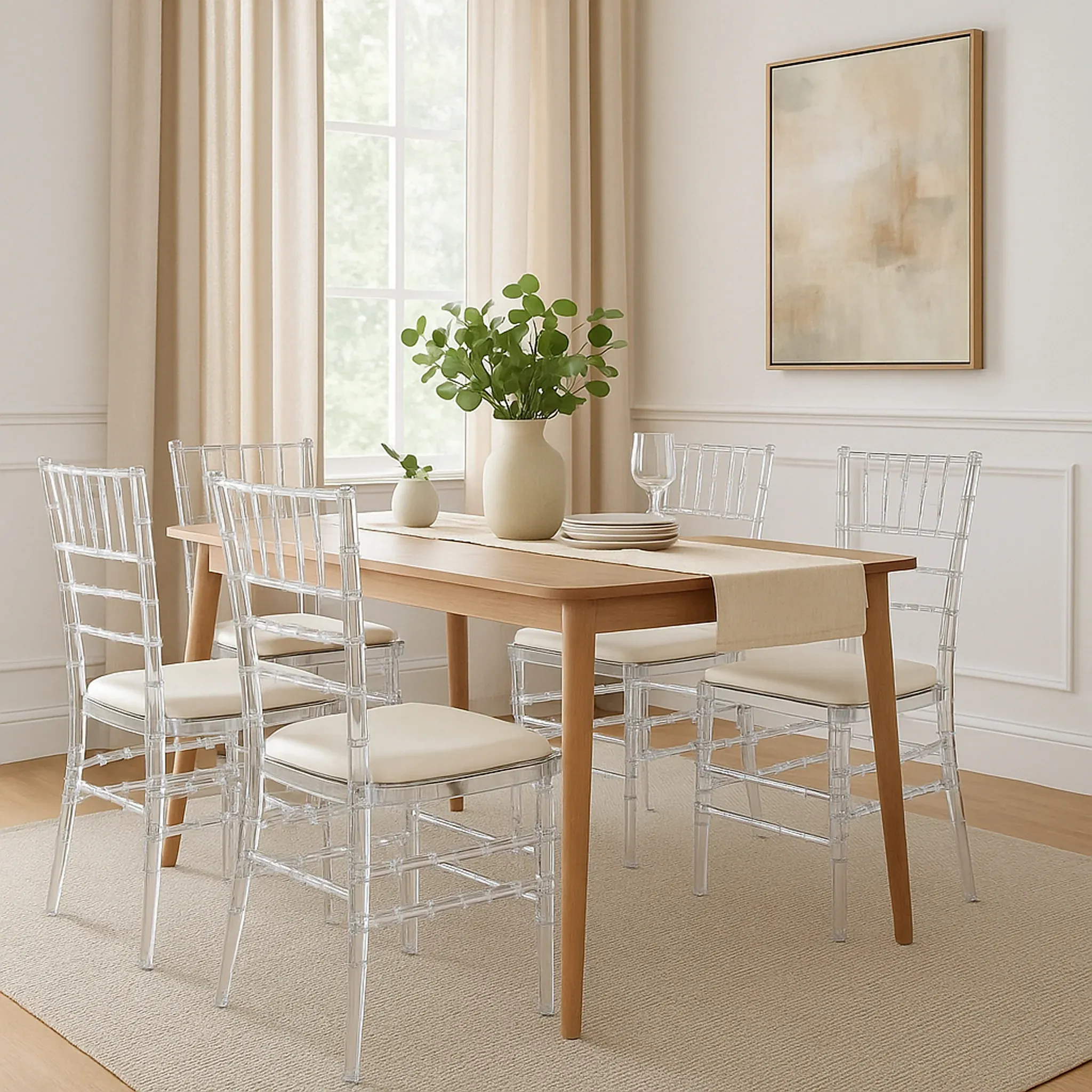 Clear Acrylic Chiavari Dining Event Chairs - Image 4