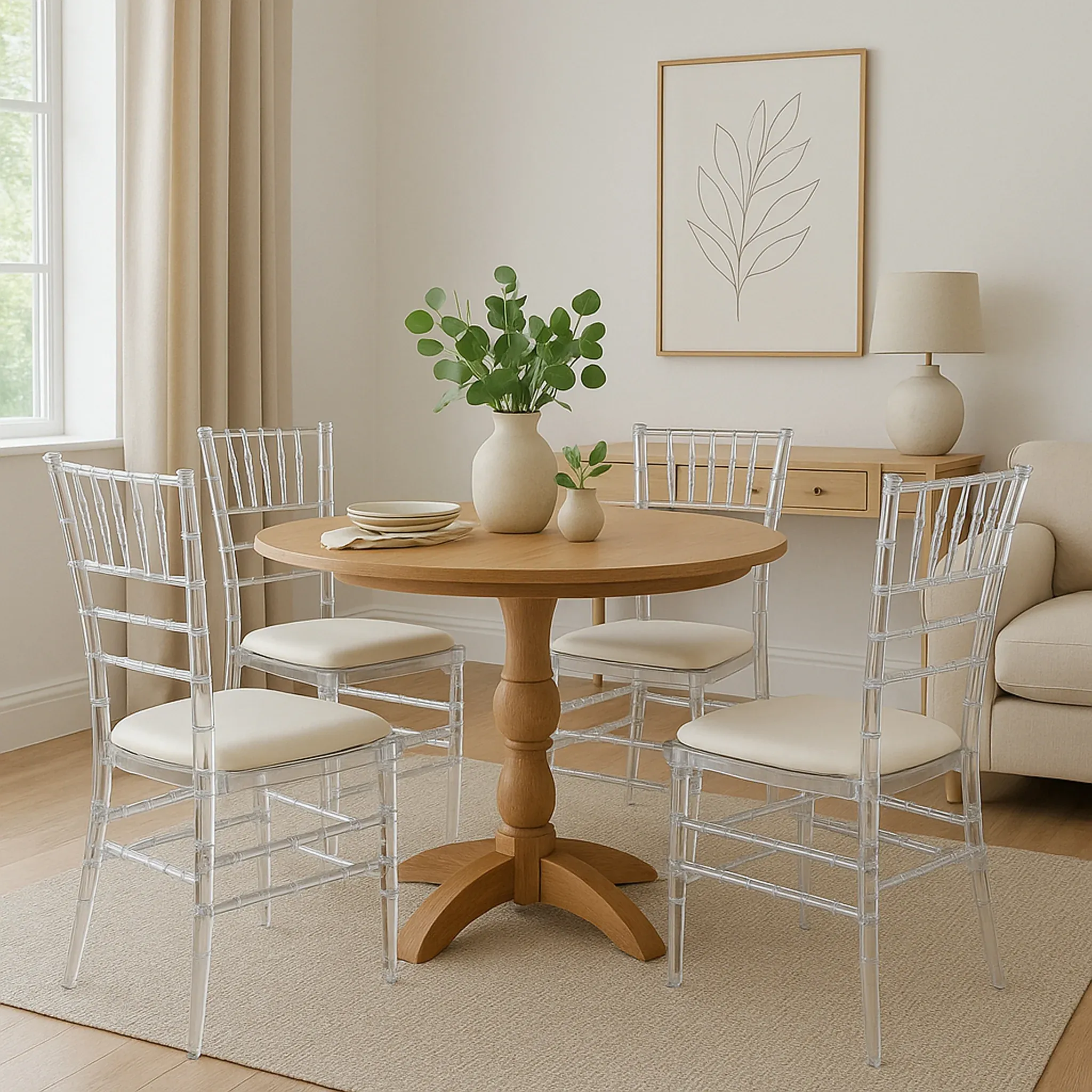 Clear Acrylic Chiavari Dining Event Chairs - Image 3